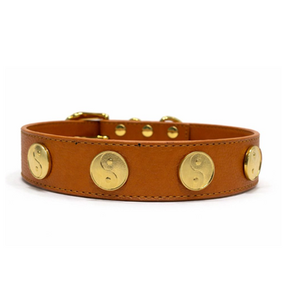 YING YANG COLLAR IN TAN